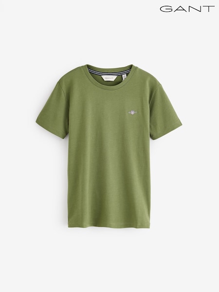 GANT Green 100% Cotton Shield T-Shirt (F94827) | €33