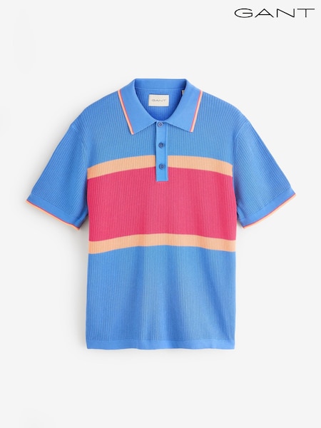 GANT Blue Colour Blocked Polo Shirt (F94829) | 7,810 UAH