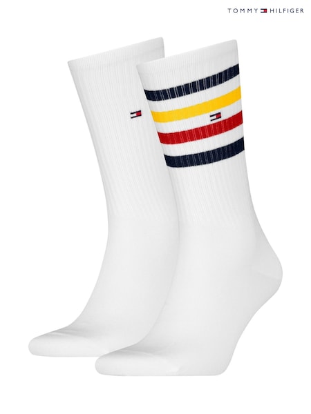 Tommy Hilfiger White Men Sport Socks 2 Pack (F94857) | €17.50