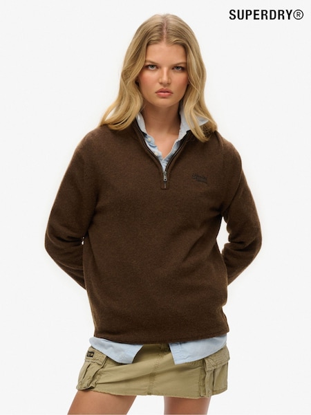Superdry Oversized Essential Knitted Half Zip Jumper (F94909) | € 72