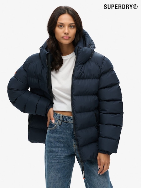 Superdry Oversized Hooded Sports Puffer 100% Cotton Jacket (F94994) | 138 €