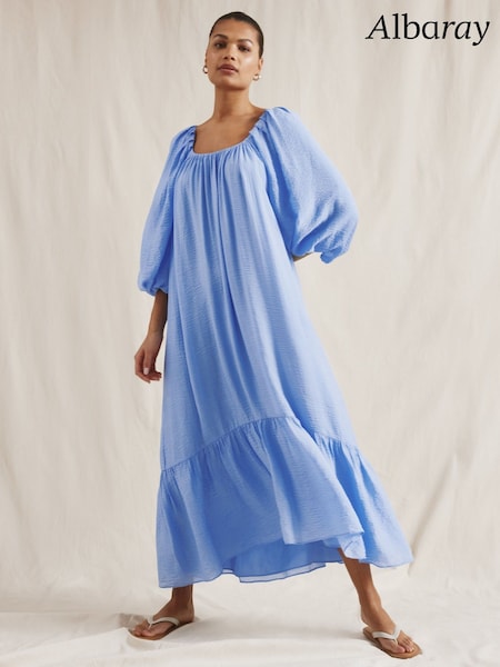 Albaray Blue Voluminous Dress (F95221) | 203 €
