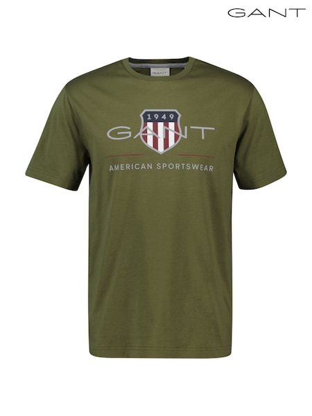 GANT Green Archive Shield 100% Cotton T-Shirt (F95253) | €59