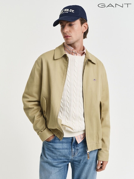 GANT Green 100% Cotton Twill Jacket (F95261) | R$ 2.420