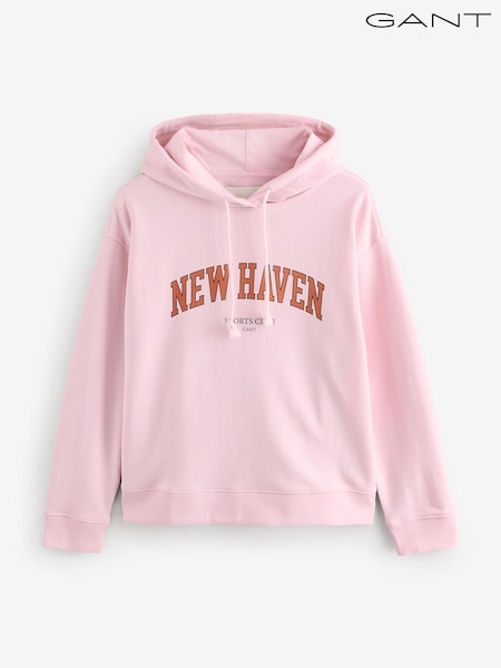 GANT Pink 100% Cotton Graphic Hoodie (F95298) | €184