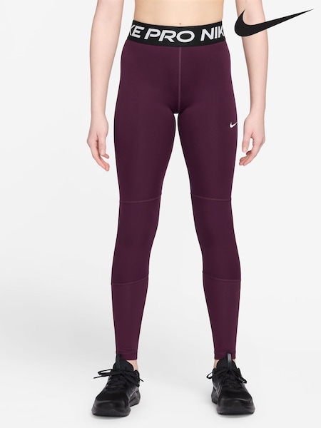 Nike Bordeaux Burgundy Dri-FIT High Waisted Pro Leggings (F95344) | €40