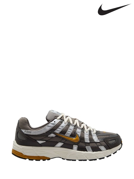 Nike Grey P-6000 Trainers (F95349) | €133