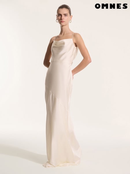 Omnes White Koko Maxi Dress (F95360) | €186