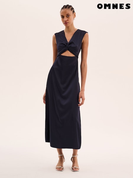 Sininen - Omnes Marin Twist Front Mekko (F95369) | €150
