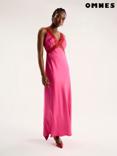 Omnes Pink Aurelia Lace Dress (F95375) | €127