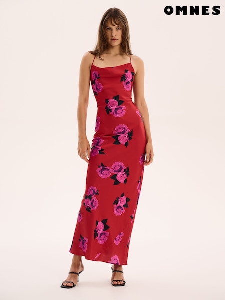 Omnes Red Ginny Maxi Dress (F95381) | €91