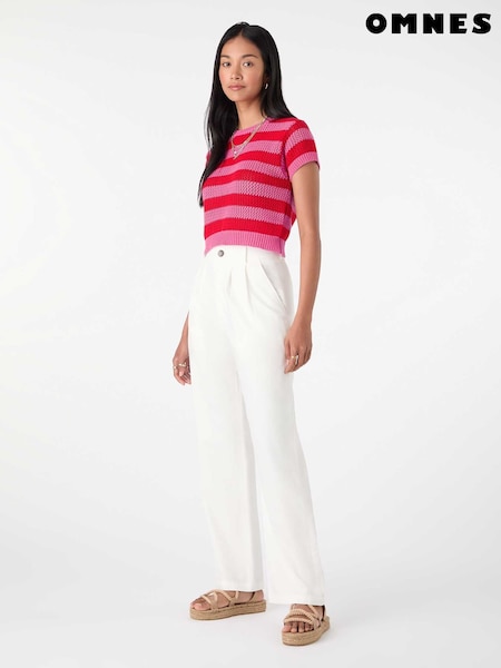 Omnes Light Pink Lexi Colourblock Jumper (F95396) | 2,523 UAH