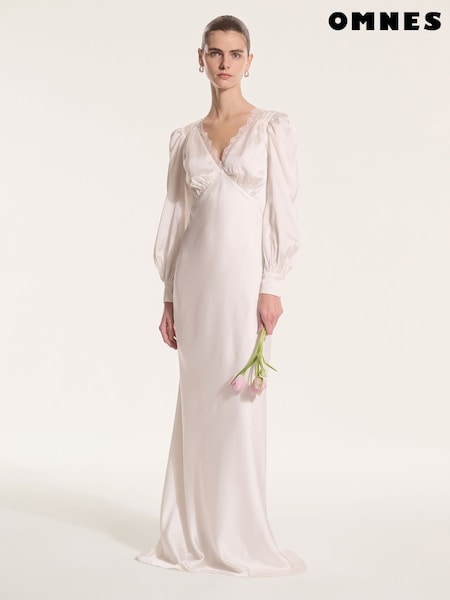 Omnes White Martinique Twist Front Dress (F95508) | R$ 1,380