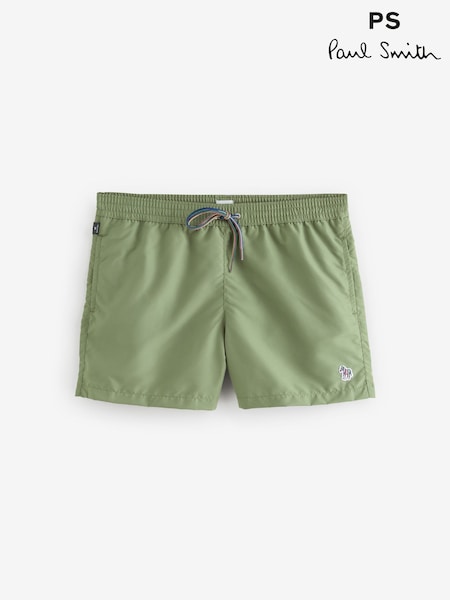 PS Paul Smith Green Regular Fit Logo Shorts (F95553) | OMR42