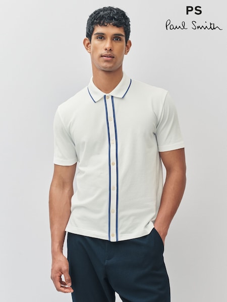PS Paul Smith Regular Fit White Polo Shirt (F95560) | €147