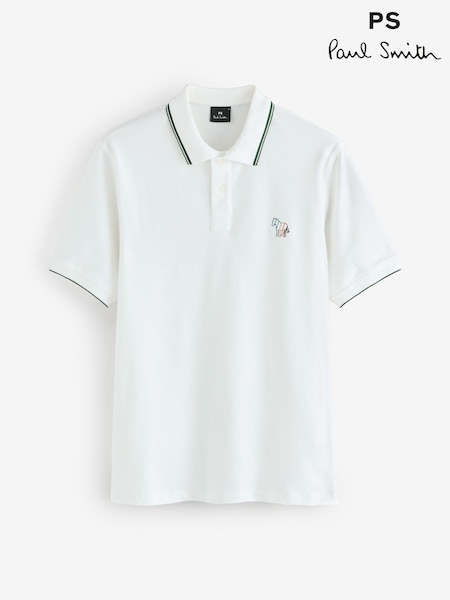 PS Paul Smith Regular-Fit White Polo Shirt (F95569) | €121