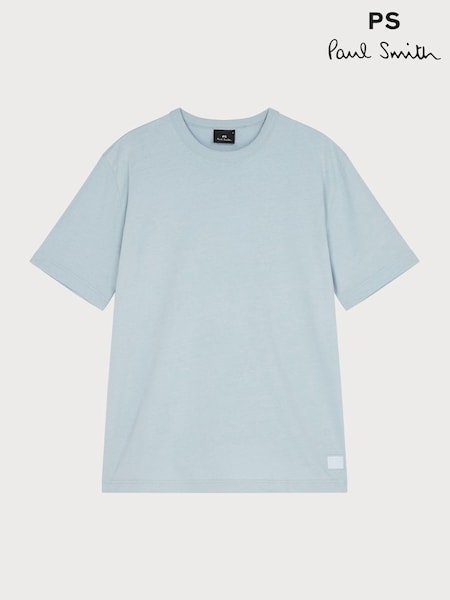 PS Paul Smith Casual Fit Blue Graphic Print T-Shirt (F95584) | R$ 890