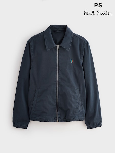 PS Paul Smith Blue Zip Through Coaches Jacket (F95592) | AZN 627