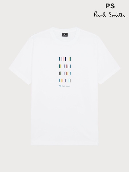 PS Paul Smith Regular-Fit Logo 100% Organic Cotton  T-Shirt (F95611) | 371 QAR