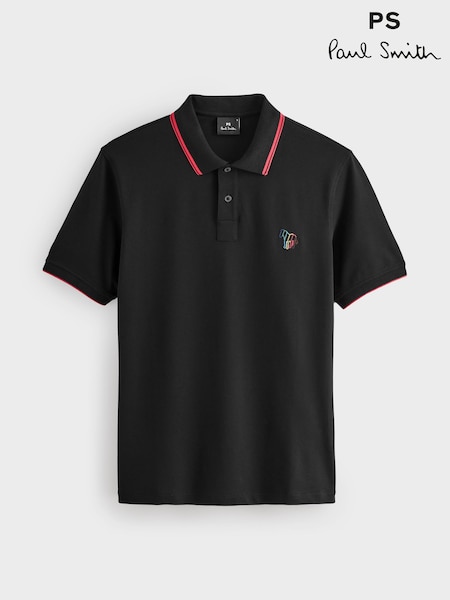 PS Paul Smith Regular Fit Black Polo Shirt (F95616) | €121