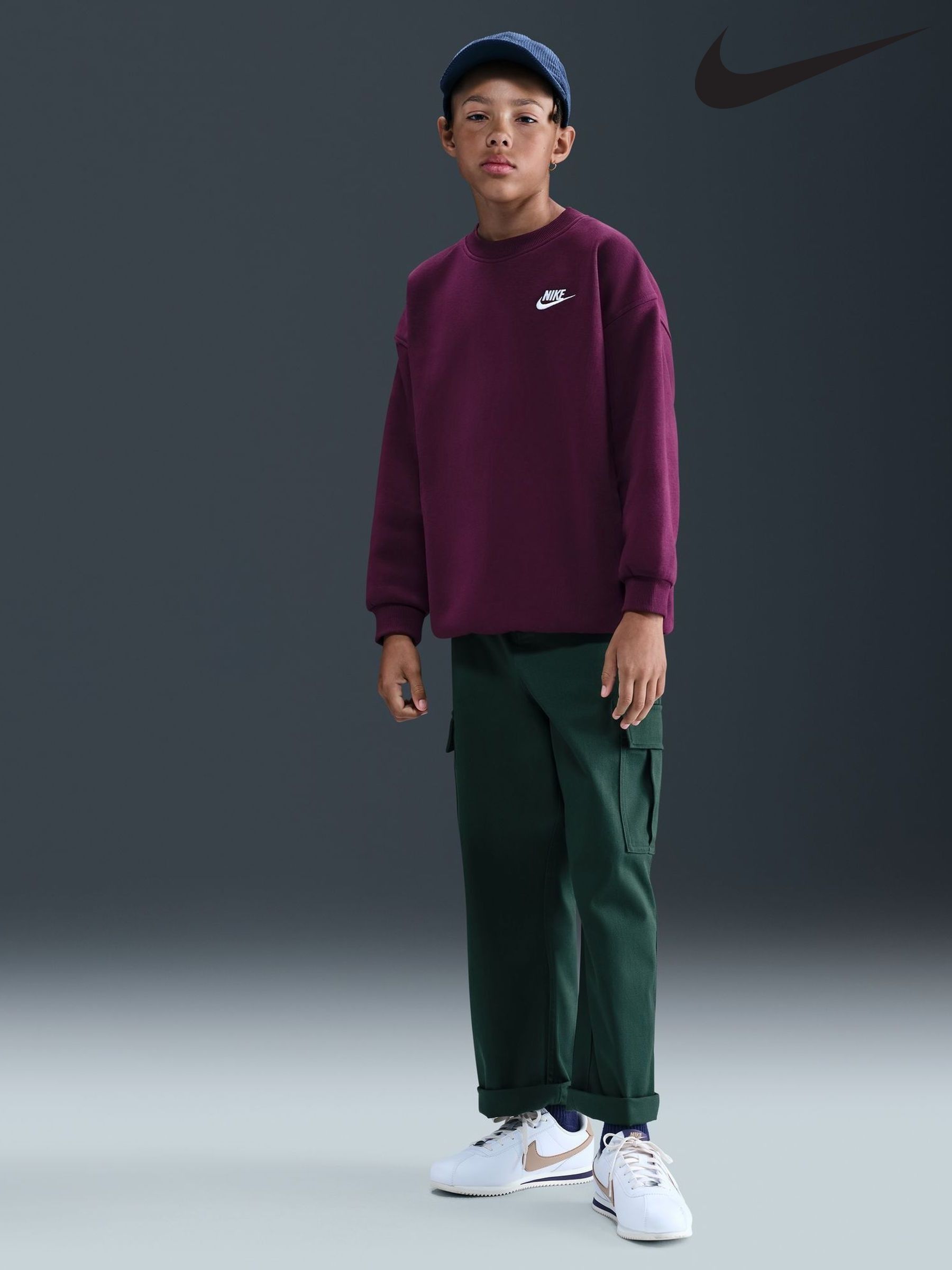 nike sportswear tech fleece bordeaux