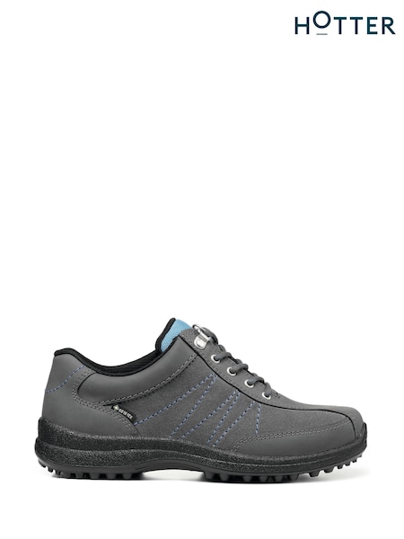 Hotter Grey Wide Fit Mist GTX Lace-Up Shoes (F95730) | €156