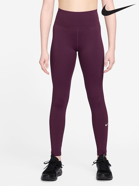 Bordeaux-Burgunder - Nike Dri-FIT One Leggings (F95772) | 44 €