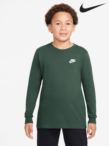 Nike Fir Green Sportswear Long Sleeve T-Shirt (F95801) | €29