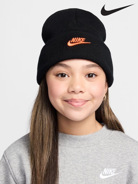 Nike Black orange Kids Peak Winter Beanie (F95802) | €21.50