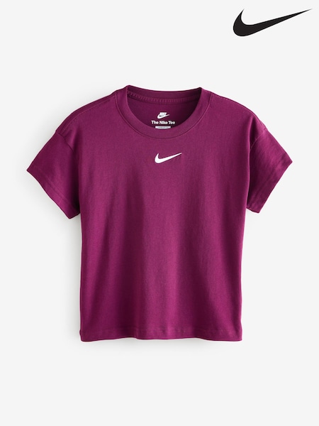 Nike Bordeaux Burgundy Sportswear T-Shirt (F95807) | €28