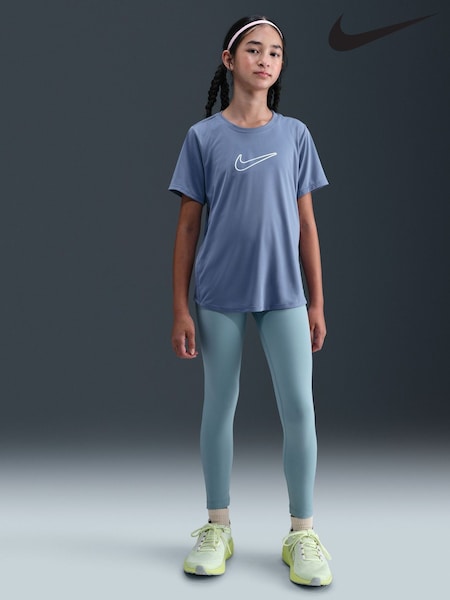 Nike World Indigo Blue Dri-FIT One Short Sleeve T-Shirt (F95810) | €32