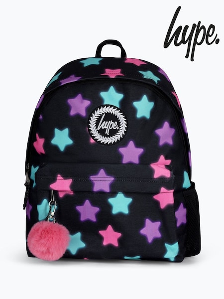 Hype. Unisex Star Glow Black Backpack (F95817) | kr428