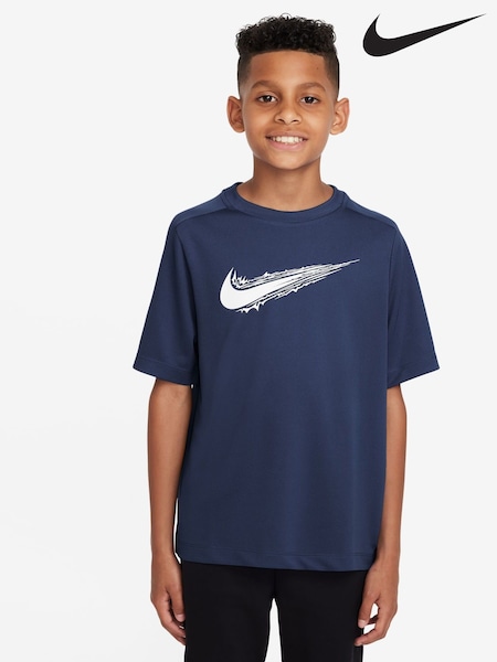 Nike Midnight Navy Dri-FIT Short Sleeve T-Shirt (F95845) | €26