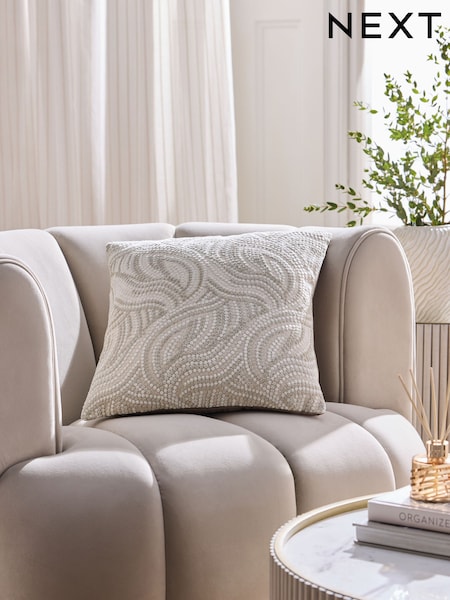 Cut Velvet Spot Cushion (F95886) | ‏127 ر.ق.