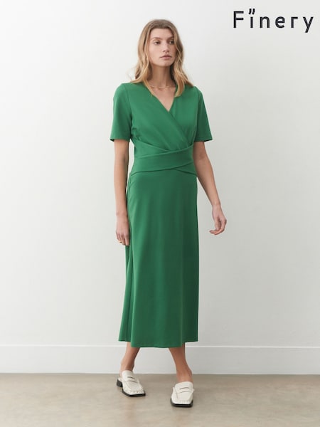Finery Olivia Ponte Jersey Midi Dress (F95987) | €65