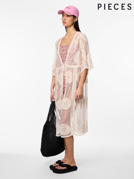 PIECES Embroidered Beach Kaftan (F96025) | €57