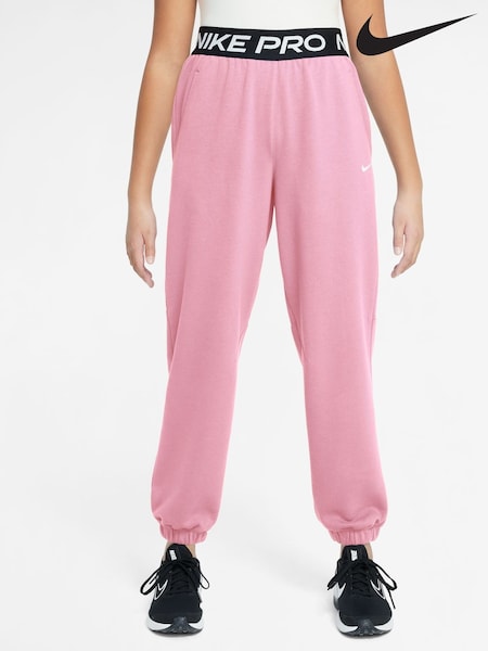 Nike Soft Pink Pro Dri-Fit Fleece Joggers (F96049) | €54