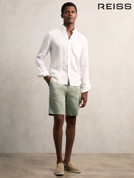 Reiss Wicket Cotton Chino Shorts with Stretch (F96472) | 644 LEI
