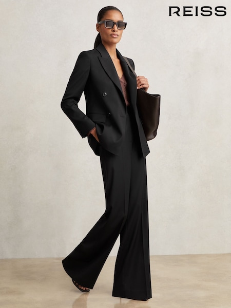 Reiss Black Haisley Trousers (F96482) | €220