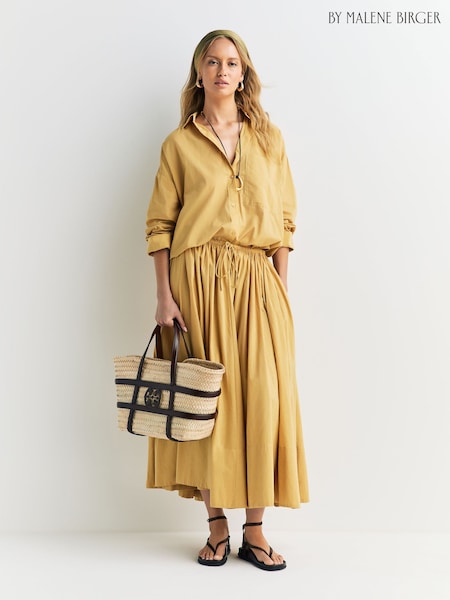 By Malene Birger Yellow Pheo Maxi Skirt (F96489) | €242