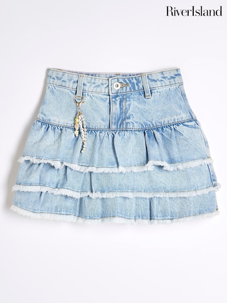 River Island Blue Girls Denim Rara Skirt (F96508) | €34