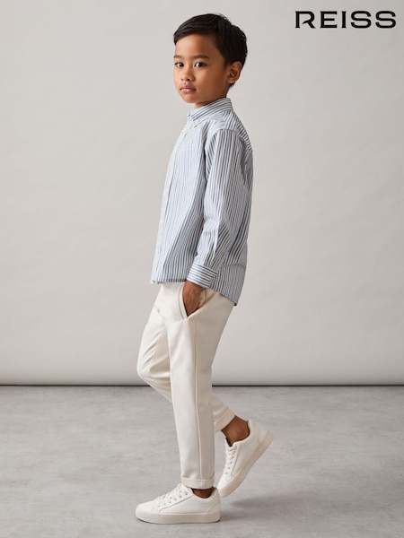 Reiss Aplin Oversize Cotton Poplin Striped Shirt (F96644) | 55 €