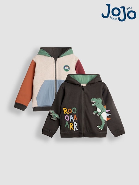 JoJo Maman Bébé Appliqué Reversible Hoodie (F96678) | 43 € - 48 €