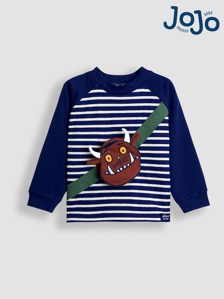 JoJo Maman Bébé Blue Gruffalo Pocket Bag Top (F96763) | AED111 - AED128
