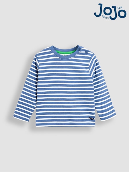 Jojo Maman Bébé Blue Classic Stripe Top (F96769) | €17 - €21