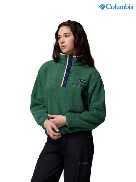 Columbia Helvetia™ II Cropped Half Snap Green Fleece (F96856) | €92