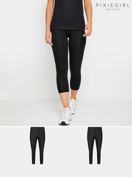 PixieGirl Petite Basic Cropped Leggings 2 Pack (F96906) | R$ 235