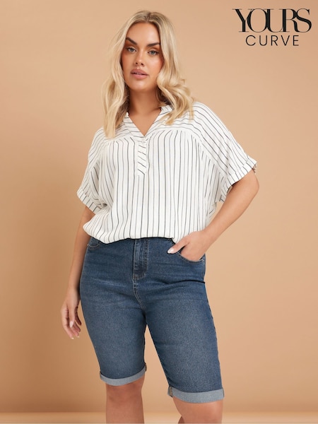 Kevyt Sininen - Yours Curve Basic Denim Lyhyt lahje (F96942) | €43