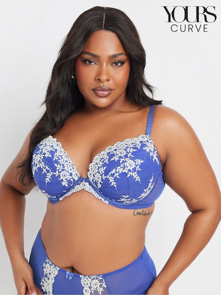Yours Curve Contrast Lace Plunge Bra (F96971) | 47 €