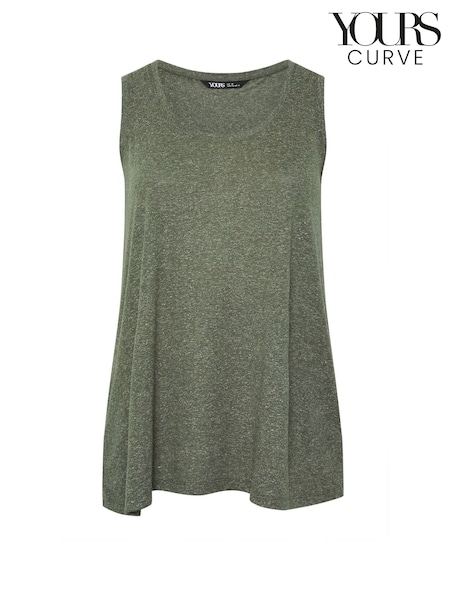 Yours Curve Green Look Vest (F97097) | €24